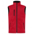 Clique Softshellweste Padded Vest (clean geschnittene, gepolsterte Softshell-Weste) rot Herren